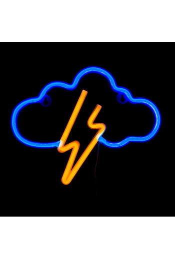 Neon LED "chmurka", 29 x 23 cm