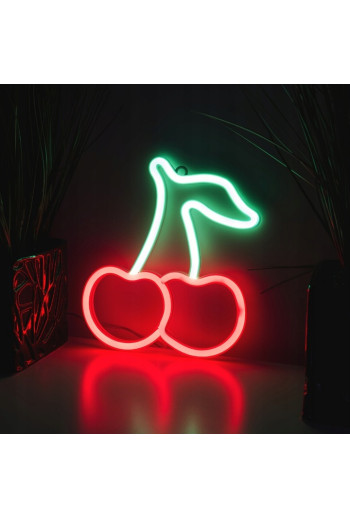 Neon LED "czereśnia", 19 x...
