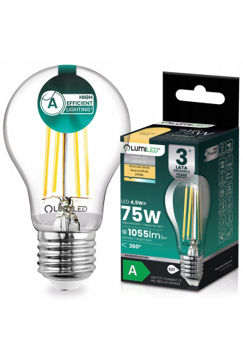 ŻARÓWKA LED E27 FILAMENT...